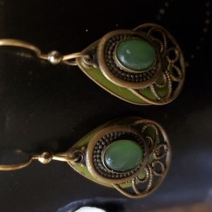 Green Earrings